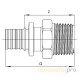 Муфта переходная с наружной резьбой [16-R1/2] SX (11377221001)