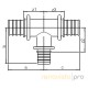 Equal T union fitting 50 LX (11680751001)