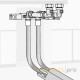 Assembly unit for connecting radiator valves [16-Rp1/2] LX (12409211401)