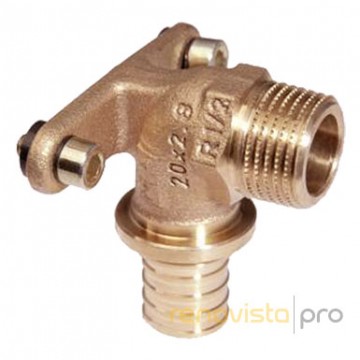 Wall elbow fitting male thread [16-R1/2] 40mm RX+ (14563641001)