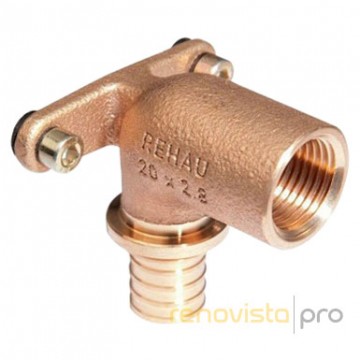 Codo de pared con rosca hembra [16-Rp1/2] 52mm RX+ (14563621001)