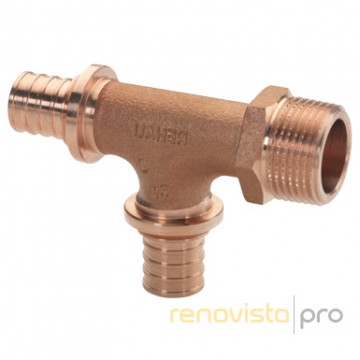 Racor en T con rosca macho [20-20-R1/2] RX+ (14564011001)