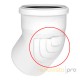 Waste water elbow [DN110] 45° (11231361001) reinforced