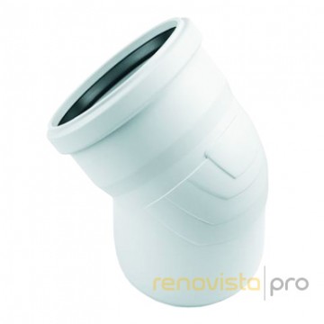 Waste water elbow [DN90] 45° (11234041002) reinforced