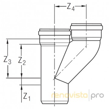 Single branch parallel [DN110·110] (11205641003)