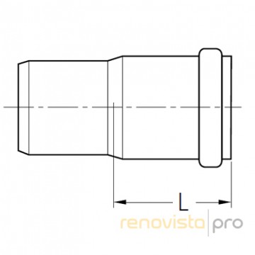 Repair coupling [DN50]x116mm (11241091001)