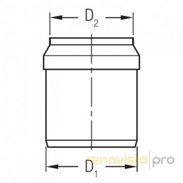 Reducer concentric [DN50·40] (11050521001)