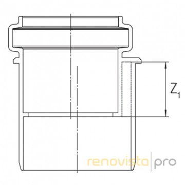 Reducer eccentric [DN50·40] (11200761001) short