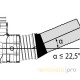 CLIP-FLEX L-образный наружный корпус [90-150]мм 22,5° (14505011001)