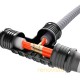 CLIP-FLEX Т-образный наружный корпус [90-150]мм 22,5° (14503011001)