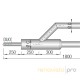 Transición en Y preaislada UNO-DUO 2x[63/126] - [63+63/182] SDR11 (12394231001)