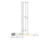 Колено для подключения радиатора 20/250mm/d15 RAUTHERM (12607201002) нерж