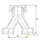 Bifurcador de circuitos 2x[10,1x1,1 · G3/4] LX (13251031001) P HKV-D Cool/P HKV-D monobloque