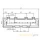 Distribution manifold for 4 groups (13297641001) [G1 1/2] [1200x136x156]mm