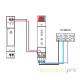 Pasarela KNX Modbus RTU 886 (13388001001) transferencia de datos de la tecnología de control NEA SMART 2.0 a un sistema KNX